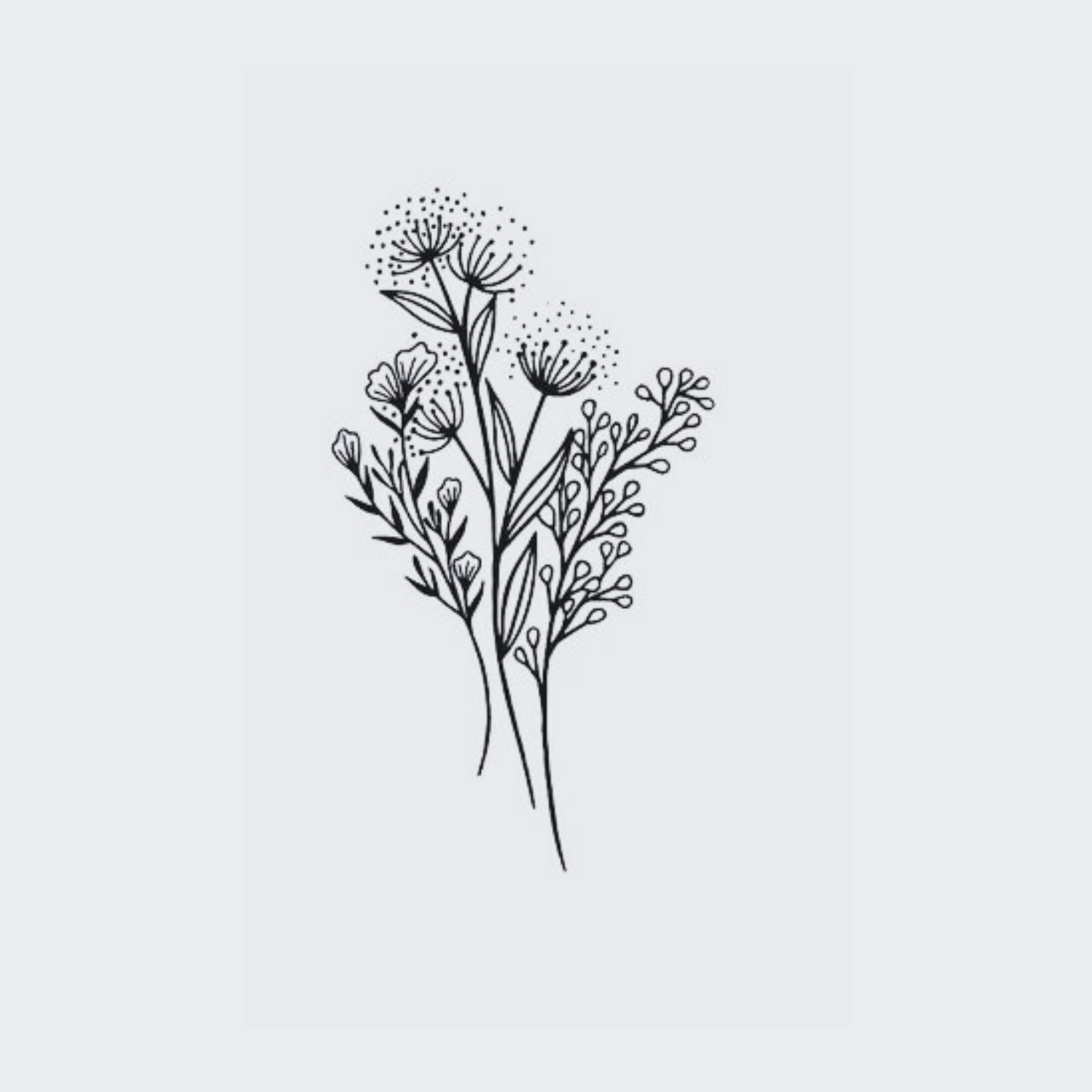 Blooming flowers