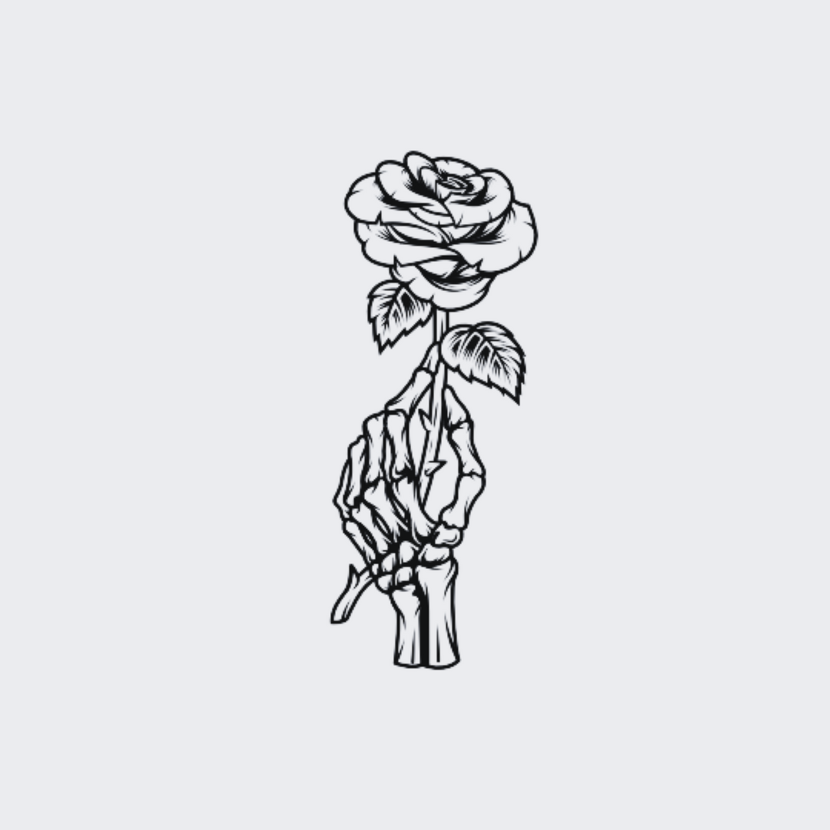 Hand & Roses