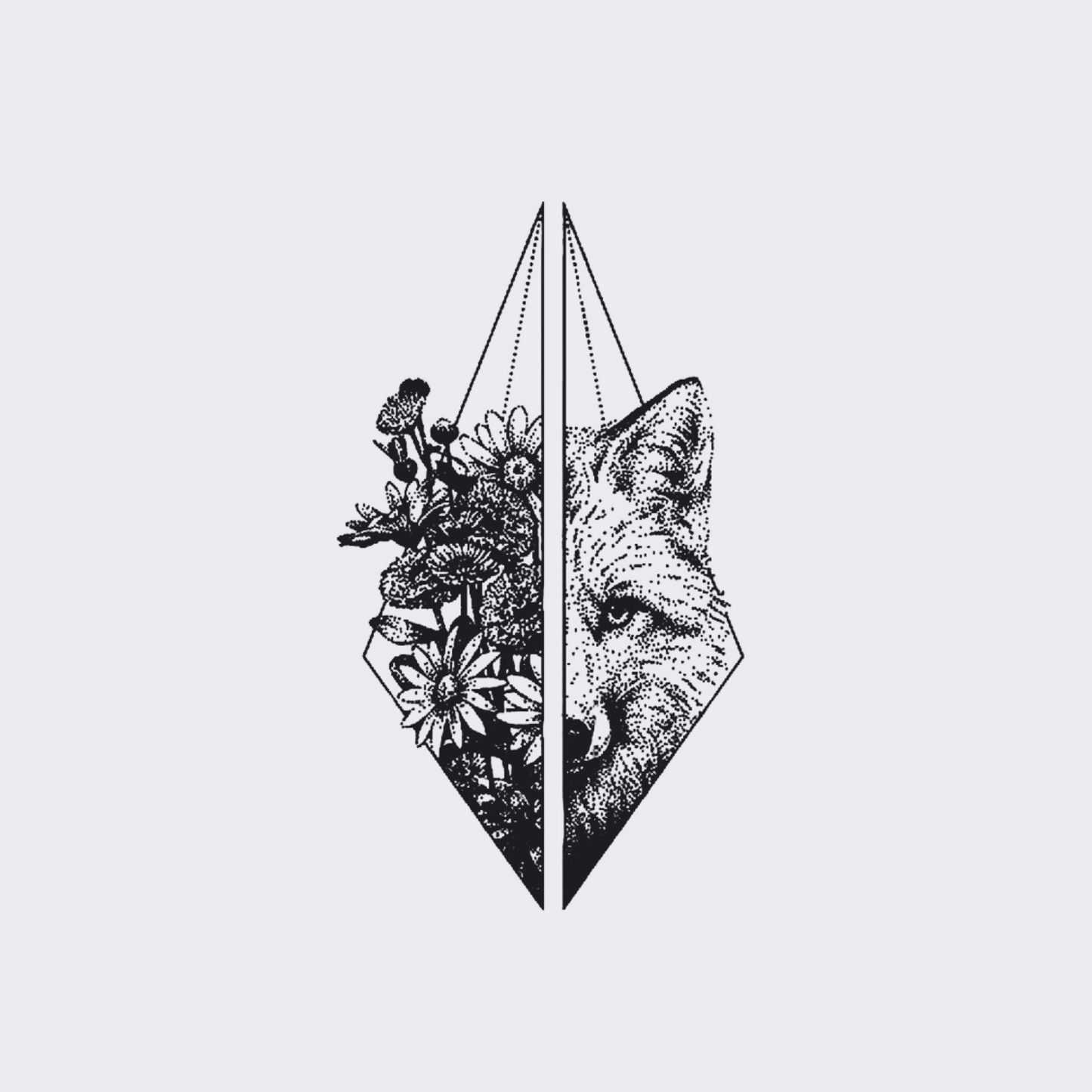 Wolf & Roses