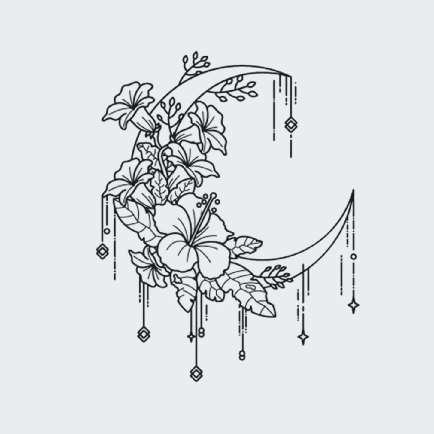 Floral Moon
