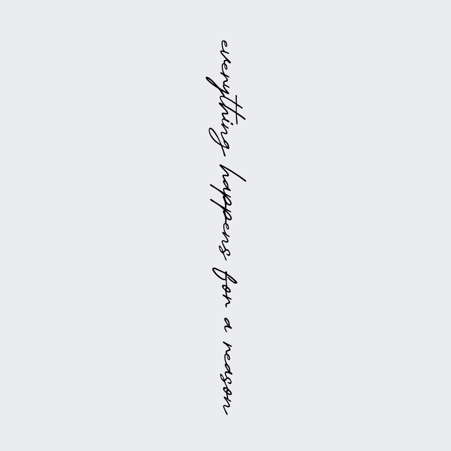 Everything Happens For A Reason -Spine