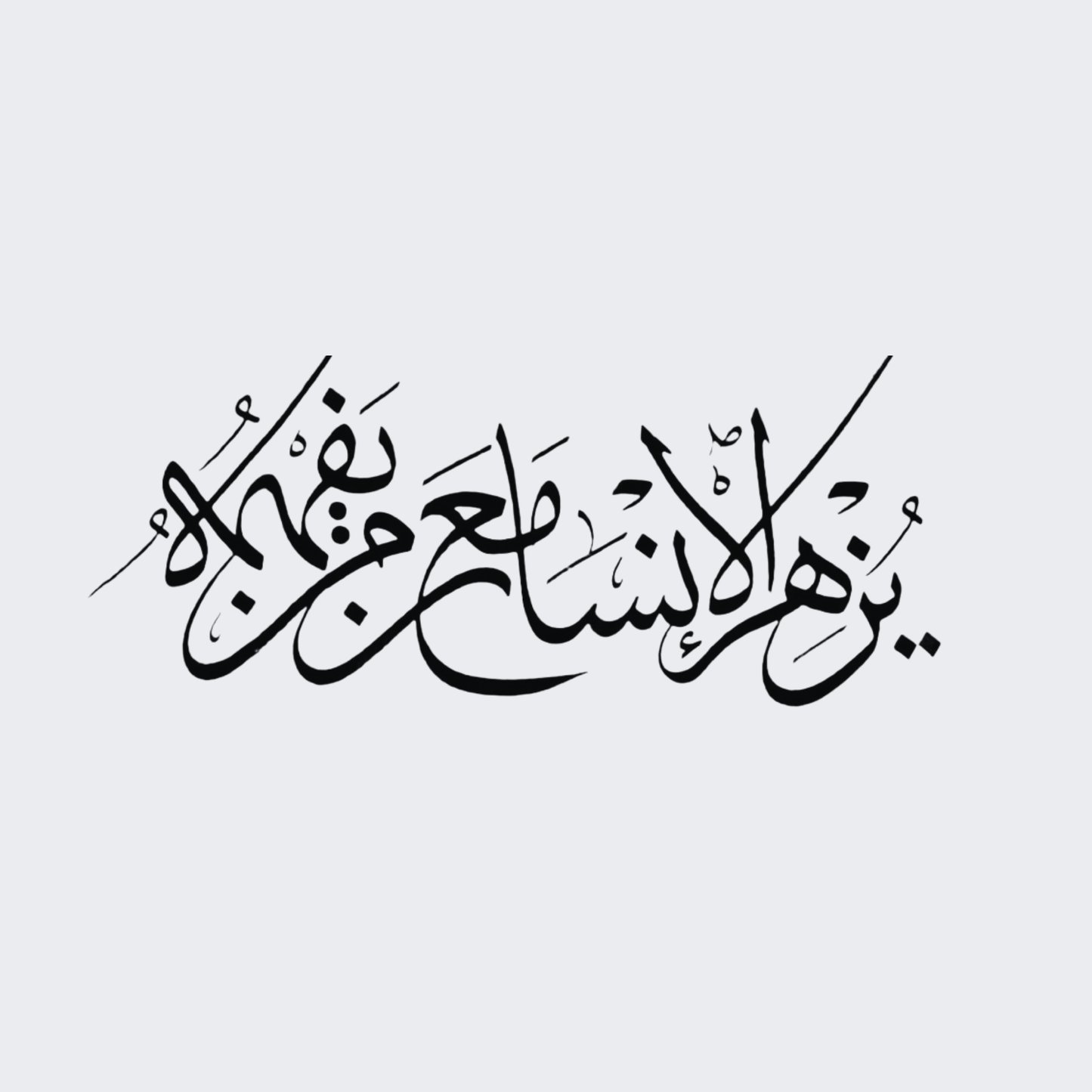 يزهر الإنسان مع فهمه