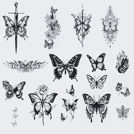 Butterfly Pack ( 16 Tats )