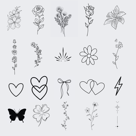 Minimalist pack ( 20 Tats )
