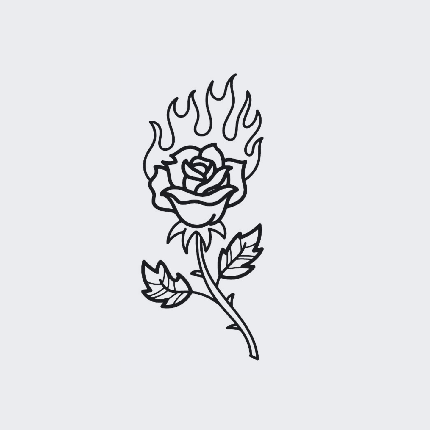 Flaming Rose