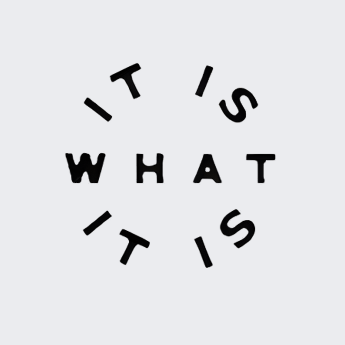 It Is What It Is