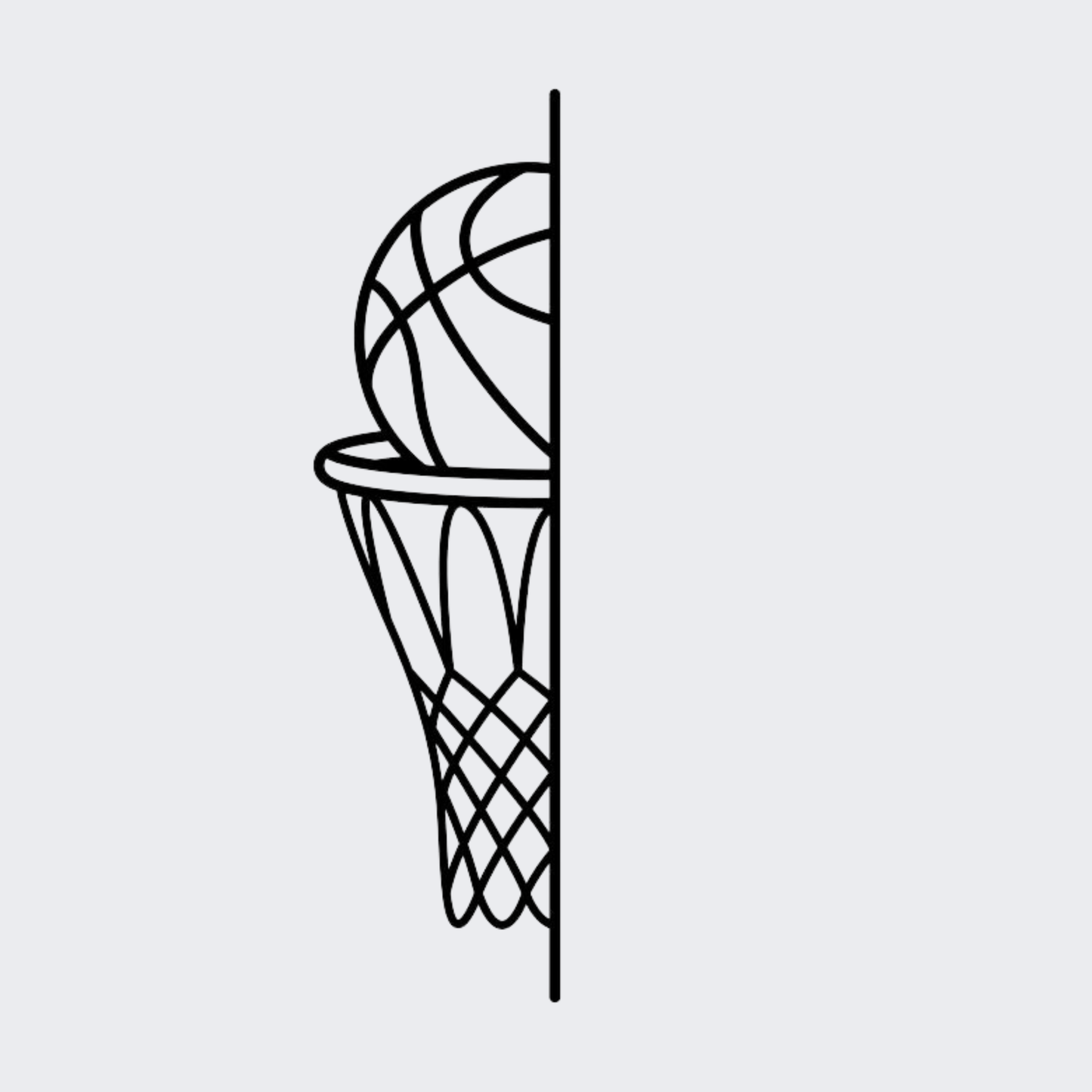 Basketball Line Art
