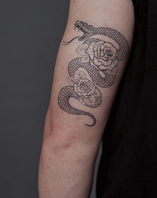 Snake & Roses